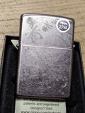 Vtg NOS Sealed 2015 Zippo Cigarette Lighter Iced Skulls w/Box USA Great Shape