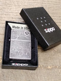 Vtg NOS Sealed 2015 Zippo Cigarette Lighter Iced Skulls w/Box USA Great Shape
