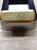 Vtg 2000 Zippo Cigarette Lighter Brass Harley Davidson 1990 Sportster Initialed