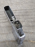Vtg 1974 Zippo Slim Cigarette Lighter Panama 24 March 76 "48" On Back Good Shape