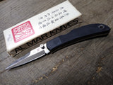 Vtg Al Mar Knives Hawk Stealth 1002SR Folding Lock Back Pocket Knife w/Box Nice!