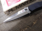 Vtg Al Mar Knives Hawk Stealth 1002SR Folding Lock Back Pocket Knife w/Box Nice!