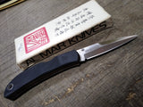 Vtg Al Mar Knives Hawk Stealth 1002SR Folding Lock Back Pocket Knife w/Box Nice!