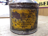 Vtg Antique Standard Household Lubricant Soldered Tin Oil Can Atlantic Refining!