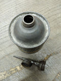Vtg Antique Standard Household Lubricant Soldered Tin Oil Can Atlantic Refining!