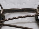 Vtg Willson Wire Rim Green Round Lens Safety Glasses Goggles Steam Punk Cosplay!