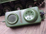 Vtg 1960's De Luxe Tiger Joe Army Tank Military Toy 550276 w/Remote Repair Parts