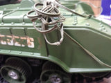 Vtg 1960's De Luxe Tiger Joe Army Tank Military Toy 550276 w/Remote Repair Parts