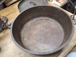 Vtg Cast Iron Texsport 8 Quart #12 Three Leg Dutch Oven Camping Cook Ware w/Lid