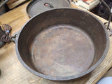 Vtg Cast Iron Texsport 8 Quart #12 Three Leg Dutch Oven Camping Cook Ware w/Lid