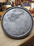 Vtg Cast Iron Texsport 8 Quart #12 Three Leg Dutch Oven Camping Cook Ware w/Lid