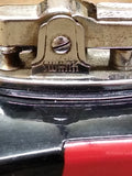 Vtg MCM SWANK Table Top Cigarette Lighter Red Black Golf Club Driver Head Japan!