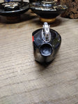 Vtg MCM SWANK Table Top Cigarette Lighter Red Black Golf Club Driver Head Japan!