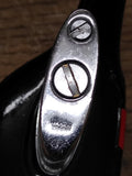 Vtg MCM SWANK Table Top Cigarette Lighter Red Black Golf Club Driver Head Japan!