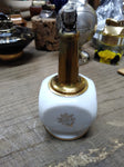 Vtg MCM Porcelain Table Top Cigarette Lighter Floral Design 4" Tall Japan!