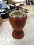 Vtg MCM Table Top Cigarette Lighter Cook Forest Park Pa Wooden Souvenir Japan!