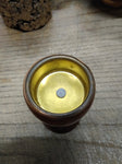 Vtg MCM Table Top Cigarette Lighter Cook Forest Park Pa Wooden Souvenir Japan!