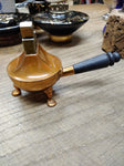 Vtg MCM Table Top Cigarette Lighter ASR 3 Footed Copper Plated Repair Lot USA!