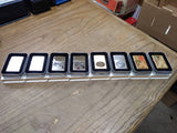 Vtg NOS ZIPPO COLT FIREARMS 8 Piece Lighter Counter Top Store Display 1997-1998