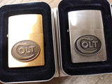 Vtg NOS ZIPPO COLT FIREARMS 8 Piece Lighter Counter Top Store Display 1997-1998