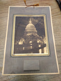 Vtg 1924 Calendar Washington Dc Capitol HOME NATIONAL BANK Union City Pa Unused!