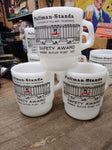 Vtg 3 Pc Fire King Anchor Hocking Pullman Std 1972 Safety Award Mugs Butler PA