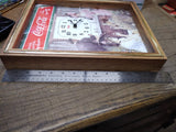 Drink Delicious Refreshing Coca Cola Wall Clock At Soda Fountains 5 cents Works!
