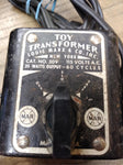 Vtg 2 Pc Lot Marx O Gauge Toy Train Transformers Model 309 25 Watts 115 Volts