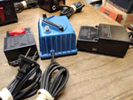 Vtg 3 Pc Lot 2 x Lionel O Gauge Toy Train Transformers 1x Race Master Power Pack