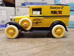 Vtg Liberty Classics Ford Model A Pennzoil Coin Bank Delivery Van Die Cast Metal