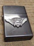 Vtg Unfired 1996 Zippo Lighter Camel Wings Genuine Taste Midnight Chrome!