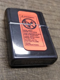 Vtg Unfired 1996 Zippo Lighter Camel Wings Genuine Taste Midnight Chrome!