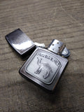 Vtg Unfired 1997 Zippo Cigarette Lighter Camel Tomb Stone Midnight Chrome!
