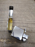 Vtg Unfired 1997 Zippo Cigarette Lighter Camel Tomb Stone Midnight Chrome!