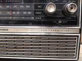 Vtg Magnavox Ten Transistor AM FM Portable Radio Model# FM 91 Parts/Repair Lot