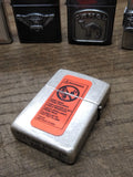 Vtg Rare Unfired 1996 Zippo Lighter Players Navy Cut Cigarettes Antique Silver!!