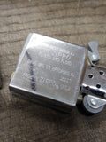 Vtg Rare Unfired 1996 Zippo Lighter Players Navy Cut Cigarettes Antique Silver!!