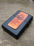 Vtg Unfired Zippo 1996 RJRTC Black Matte Nostalgic Camel Cigarette Lighter Nice!