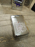 Vtg Minty Unfired 2000 ZIPPO Camel Kashmir Polished Chrome Cigarette Lighter