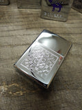Vtg Minty Unfired 2000 ZIPPO Camel Kashmir Polished Chrome Cigarette Lighter