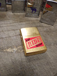 Vtg Unfired 2004 ZIPPO Marlboro Eat Ride Sleep Gold Dust Cigarette Lighter Nice!