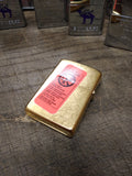 Vtg Unfired 2004 ZIPPO Marlboro Eat Ride Sleep Gold Dust Cigarette Lighter Nice!