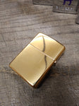 Vtg Minty 2006 ZIPPO Solid Polished Brass Cigarette Lighter "LOVE YOU" w/Box!