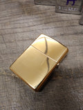 Vtg Minty 2006 ZIPPO Solid Polished Brass Cigarette Lighter "LOVE YOU" w/Box!