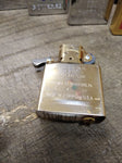 Vtg Minty 2006 ZIPPO Solid Polished Brass Cigarette Lighter "LOVE YOU" w/Box!