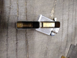 Vtg Unfired 2001 Zippo Solid Brass Cigarette Lighter With Display Box Nice Snap!