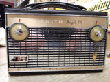 Vtg Zenith Royal 710LK AM Portable Radio Parts/Repair Lot