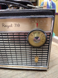 Vtg Zenith Royal 710LK AM Portable Radio Parts/Repair Lot