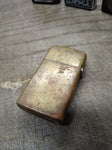 Vtg 1992 Zippo Slim Brass Marlboro Steer Star Cigarette Lighter Monogrammed JEB