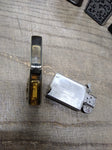 Vtg 1992 Zippo Slim Brass Marlboro Steer Star Cigarette Lighter Monogrammed JEB